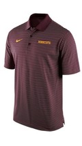 Nike Minnesota Golden Gophers Striped Stadium Dri-Fit Performance Polo M... - $26.83