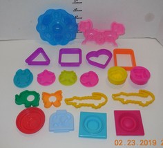 Lot of 51 accessories To use with Play-Doh Pretend Play Shapes Numbers - £18.98 GBP