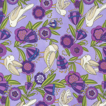 Moda PANSY&#39;S POSIES Lavender 48722 13 Quilt Fabric By The Yard - Robin Pickens - £9.29 GBP