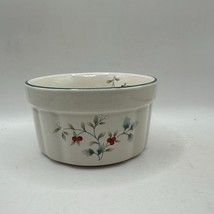 Pfaltzgraff Holiday Heritage Stoneware Bowl With Holly Pattern - £14.39 GBP