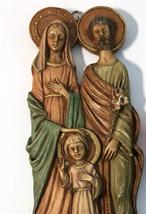  Vintage Wall Plaque of Holy Holy Family Wall Decor - Mary Jesus Joseph ... - £9.58 GBP