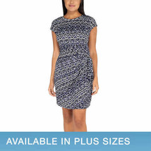 Nicole Miller Womens Knot Dress Size:Large Color:Blue - £30.06 GBP