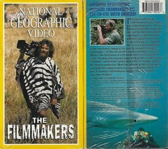 NEW National Geographic The Filmmakers VHS 1998 Shark Lion Jungle SEALED... - $10.04