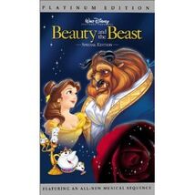 Lot: Beauty &amp; the Beast + Enchanted Christmas, VHS Movies, Disney Family... - $17.95