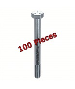 100 Pieces, 5/16-18 x 3-1/2&quot; Hex Bolts Cap Screws Stainless Steel Partia... - $644.35 MXN
