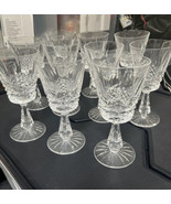 10 Waterford Ireland Crystal Kenmare Claret Wine Cut Glass Glasses Goble... - £219.08 GBP