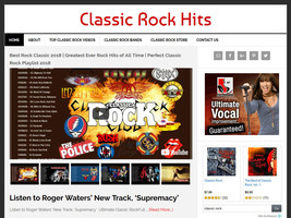 * Classic Rock Video * Blog Website Business For Sale w/ Auto Updating Content! - $90.70