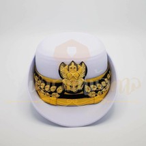 Royal Thailand Judiciary Cap White Uniform hat Women - $4,436.35 MXN