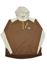 Cabelas XPG Jacket Mens 3XL Brown Hooded Sweatshirt Moisture Wicking 1/4 Zip - £25.76 GBP