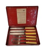 Vintage Traveling Salesman Norvell-Shapleigh Silver Plated Knives &amp; Fork... - $2,450.19 MXN