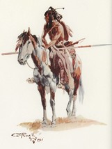 Powder Face by Charles Marion Russell  Western Giclee Art Print + Ships Free - £30.66 GBP+