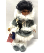 Traditions Porcelain Eskimo Alaska 10&quot; Doll - $13.54 CAD