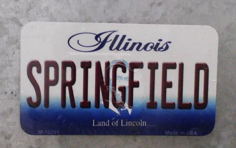 Springfield Illinois Metal Magnet - $10.00