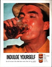 1960 Instant Sanka Coffee Ad  Indulge yourself nostalgic d1 - $21.21