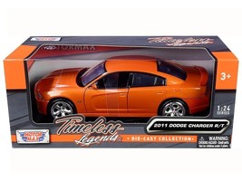2011 Dodge Charger R/T Hemi Metallic Orange 1/24 Diecast Model Car by Mo... - $33.70