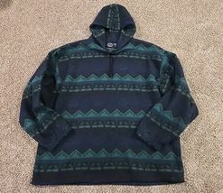 Saugatuck Vtg 90s Fleece Aztec Tribal Print Fleece Sweatshirt Mens Sz XL... - $29.70