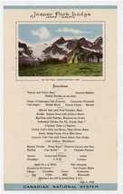 2 Jasper Park Lodge Restaurant July 4, 1940 Menus Canadian National System - £18.99 GBP