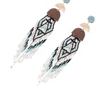Assel earrings for women multicolor beads statement dangle earrings ethnic jewelry thumb155 crop