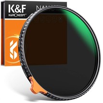 52Mm Variable Nd Filter Nd2-Nd400 (9 Stops) With Putter Hd 32 Multi-Layer Coated - £84.54 GBP
