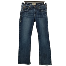 Ariat Straight Leg &amp; Fit M5 Mens Denim Western Work Distressed Jeans  Si... - $31.34