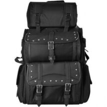 Vance Leather Extra Large Studded 2Piece Travel Bag/Back Pack - 713915 - €141,73 EUR