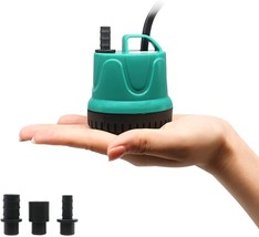 Submersible Water Pump, Ultra Quiet Fountain (78 in/1.4M Power Cord 79GPH 5W) - £10.09 GBP