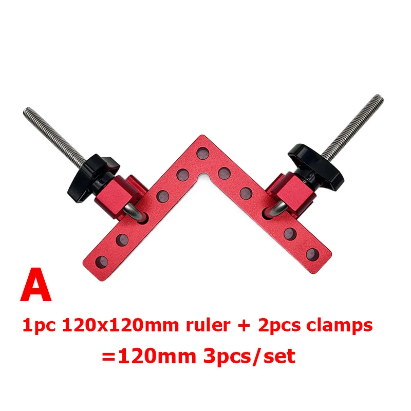 90 Degree wor Corner Clamp Positioning Squares Right Angle Clamps Carpenter Clam - £45.89 GBP