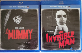 The Invisible Man (1933) The Mummy (1932) both on Blu-ray - £19.69 GBP