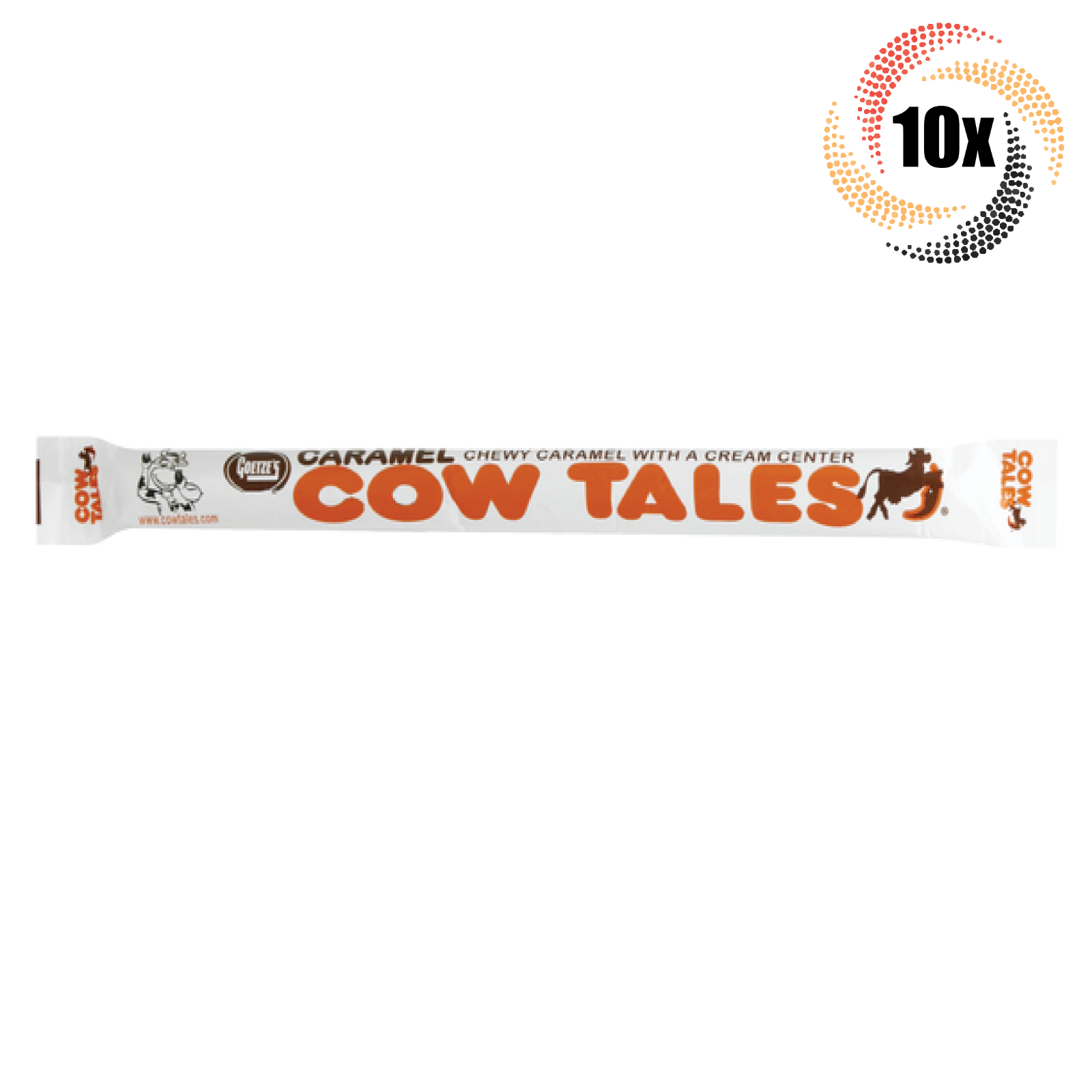 10x Pieces Goatze Chewy Vanilla Caramel Cream Center Cowtales | Fast Shipping - $10.01