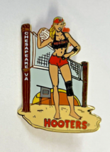 Chesapeake Va Hooters Restaurant Collectible Volleyball Girl Enamel Lapel Pin - $14.99