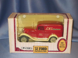 Ertl Ace Hardware 1932 Ford Panel Truck Delivery Bank. - $28.00