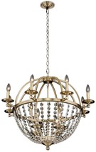 Chandelier KALCO PENDOLO Transitional Orb 12-Light Brushed Champagne Gold Clear - £4,369.60 GBP