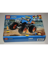 LEGO City Monster Truck #60180 192 Pieces Building Toy Kit 6-12 years Ne... - $39.59
