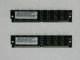 32MB (2X16MB) Fpm NON-PARITY 60NS Simm 72-PIN 5V 4X32 - £10.27 GBP