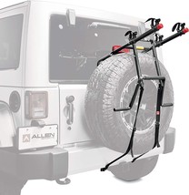 Black Allen Sports Deluxe 2-Bike Spare Tire Mounted Carrier, Model Number 322Dn. - £81.18 GBP