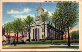 Knox County Court House Mount Vernon Ohio Postcard Posted - $10.00