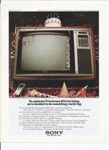 1979 Sony Trinitron Print Ad Vintage Electronics TV Television KV-264 8.... - $356.24 MXN