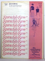 VTG Stretch &amp; Sew 425 Pattern Gored Skirt Hip Sz 30-46 Design Ann Person - £14.93 GBP