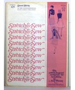 VTG Stretch &amp; Sew 425 Pattern Gored Skirt Hip Sz 30-46 Design Ann Person - €16,49 EUR