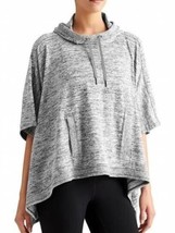 Athleta Women&#39;s Blissful Poncho Gray Marled Hoodie Size Small NWOT - £31.13 GBP