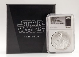 2016 Niue S$2 Star Wars Classic Han Solo NGC PF70 Ultra Cameo Box CoA First 2225 - £155.33 GBP
