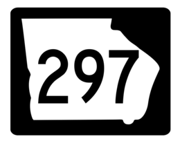 Georgia State Route 297 Sticker R3961 Highway Sign - $1.45+