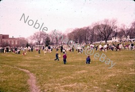 1962 Easter Egg Hunt at North Central College Naperville Ektachrome 35mm Slide - £2.77 GBP