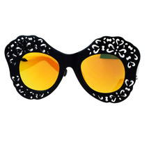 Mujer Súper Grande Baile de Máscaras Gafas de Sol Moda Corte Plano Marco - £8.91 GBP+
