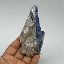 147.8g,4.4&quot;x2.1&quot;x1.1&quot;, Blue Kyanite Quartz  Mineral Specimen @Brazil, B3... - £23.67 GBP