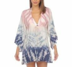 MSRP $48 Raviya Tie-Dye Tunic Swim Cover-Up Multicolor Size Small - $31.68