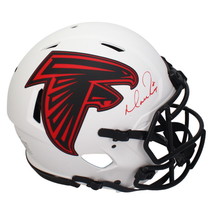 Matt Ryan Autographed Atlanta Falcons Lunar Authentic Speed Helmet Beckett - £465.83 GBP