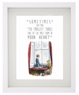 WINNIE THE POOH Famous Disney Quote - Framed Print - Boy/Girl Nursery So... - £15.01 GBP