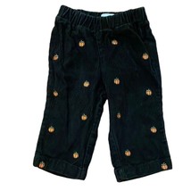 Mud Pie Black Corduroy Pants Infant Size 0-6 Month Pumpkins Halloween Fall - £9.59 GBP