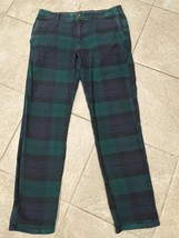 RARE Bonobos Flannel Dress Chino Pants Tag 33x32 Actual 33x30 - $29.19